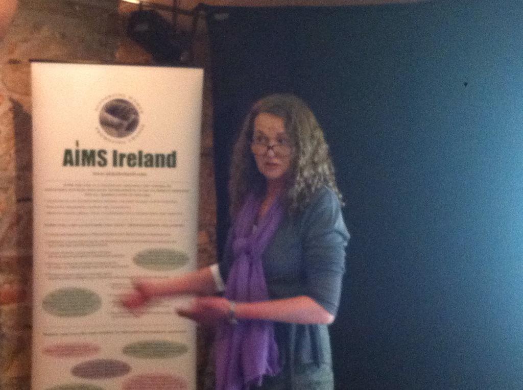 AIMSIreland's tweet photo. Philomena Canning is up now - indemnity back - discussing her case #isupportphilomenacanning #AIMSIAGM http://t.co/r8CUTUxKID