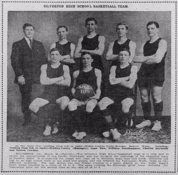 Silverton boys basketball won our first Championship in 105 years. Our first was in March 1910. #opreps #sjpreps