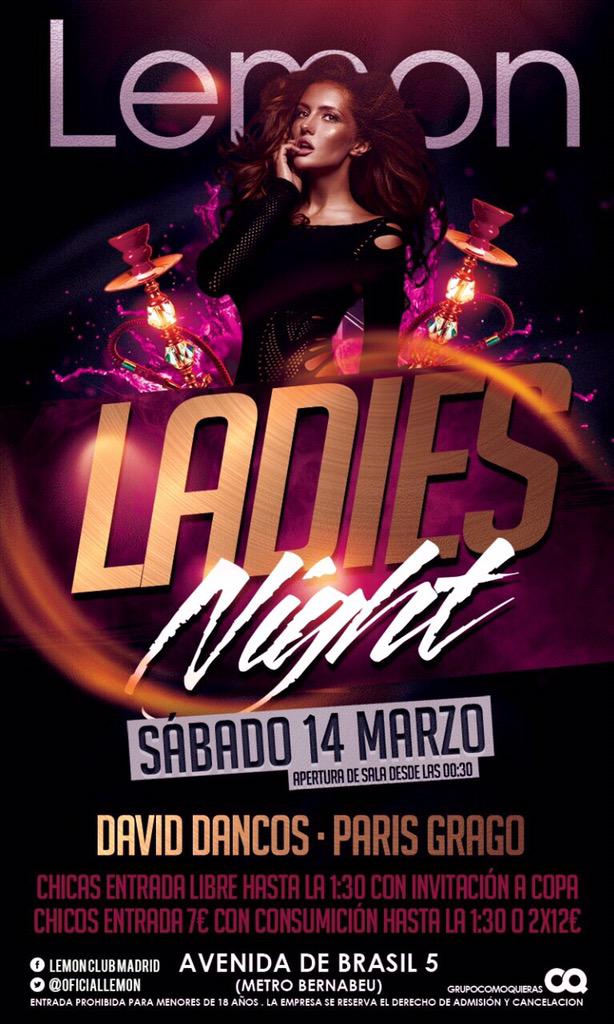 W_T_Madriz's tweet photo. Esta noche en lemon - ladies night
* chicas gratis con copa hasta la 1:30
LISTAS MARCOS GUARDIOLA / +info: 618414075 http://t.co/62T2n8M6Er