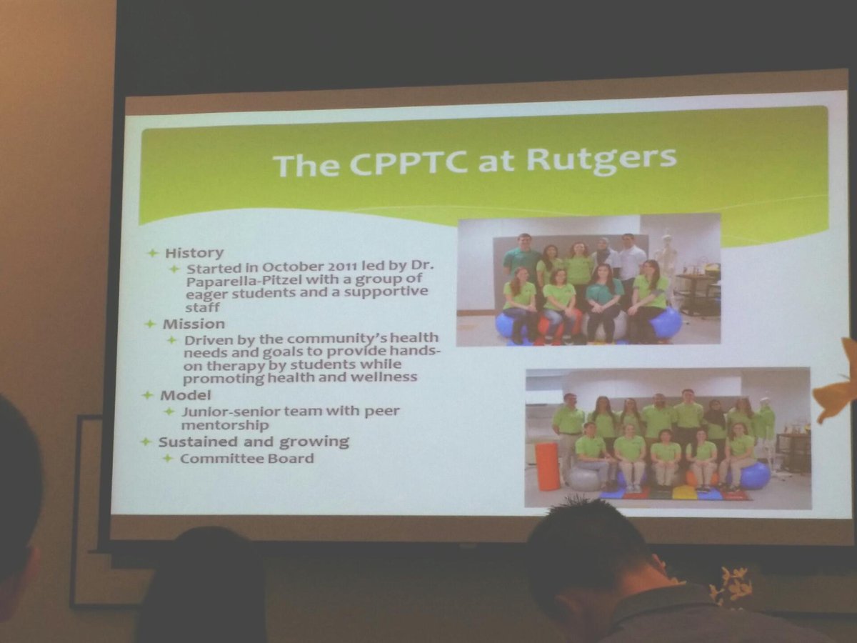 irg422's tweet photo. The beginning of a sustainable student run Pro-Bono clinic. 1st &amp; 2nd Year RUDPT students. @ProBonoPT #thePTnetwork http://t.co/Kj3MFlyhtl