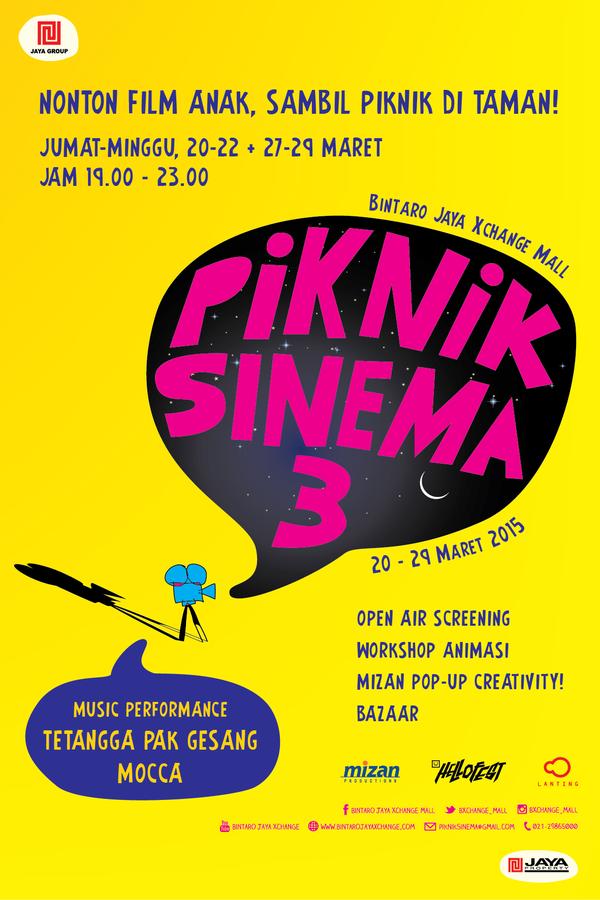 [Jakarta] 28 Maret: #MusicAtBXcPark at @BXchange_Mall #PiknikSinema3