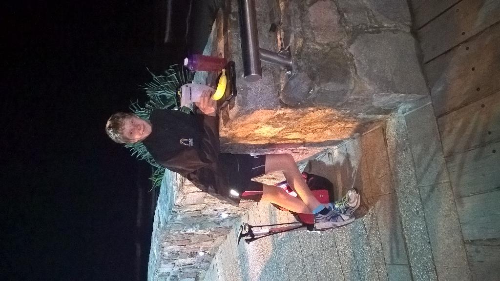 Waiting for transition to open, having nutrition fix, and relaxing.