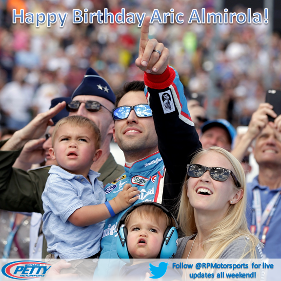 To wish a very HAPPY BIRTHDAY! We\re excited to celebrate with a good finish this weekend! 