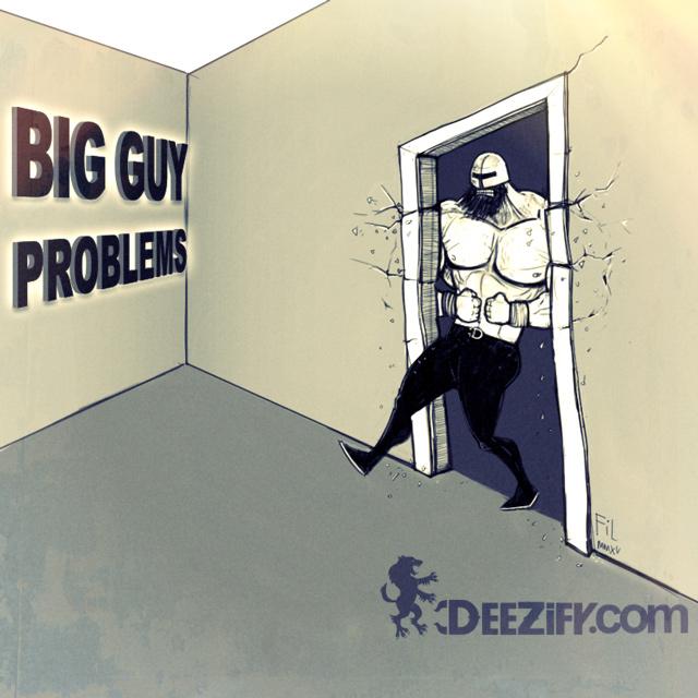 Deezifycom's tweet image. I&apos;ve got 99 Big Guy Problems and this is 1.  #BigGuyProblems
#deezify looking soft - time to train