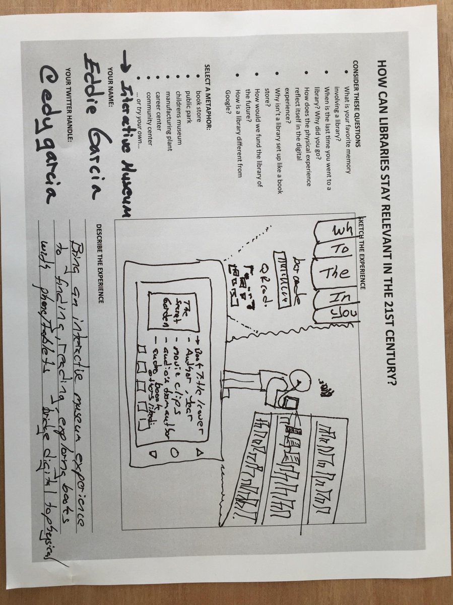 WebVisionsEUR's tweet image. #futureoflibraries @edygarcia  #sxsw #sxswh4g #hack4good