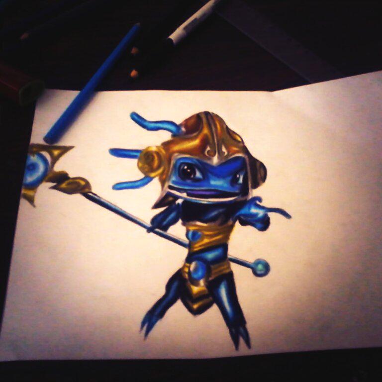 sasukesaito's tweet photo. my #drawing #fizz #LOL http://t.co/ES6Chnbm9K