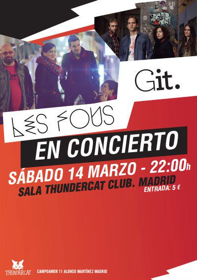 Ignotos's tweet photo. Os recordamos que esta noche a las 22:00 #Concierto de @git_music y @LFous en #Madrid http://t.co/5BAT1cSJoy