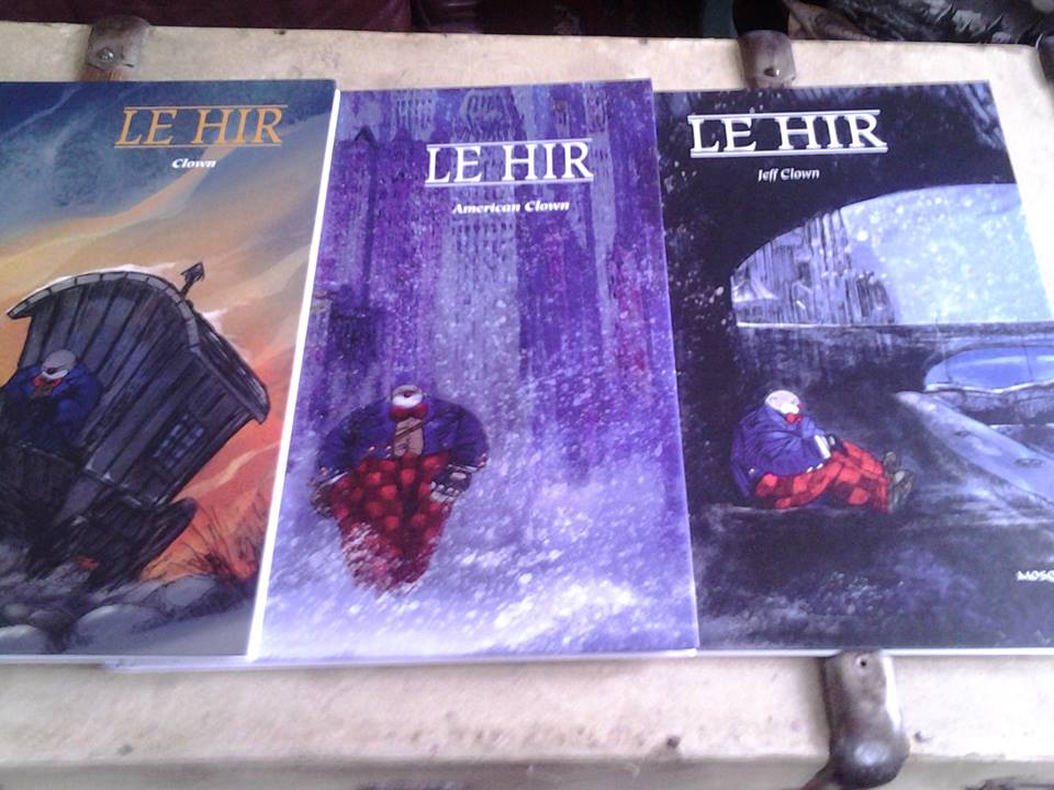 j_lh69's tweet photo. @lehircomics Sortie de #JeffClown le 10 avril! Fin de la trilogie #BD #lehir http://t.co/1bCPWPWgIO Edition #Mosquito http://t.co/sDFLXebD3K