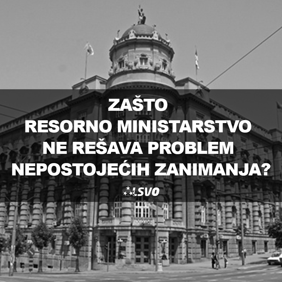 LSVOmladina's tweet photo. Gde je i šta radi Ministarsvo prosvete, nauke i tehnološkog razvoja? #pismoministru #nepostojecazanimanja http://t.co/z6G954jEmI