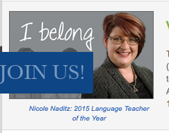 swcoltorg's tweet photo. Thank you Nicole for sharing your insights about fl teaching/learning with all of us at #swcolt15 #scolt15 #csctfl15 http://t.co/7KEFIihufl
