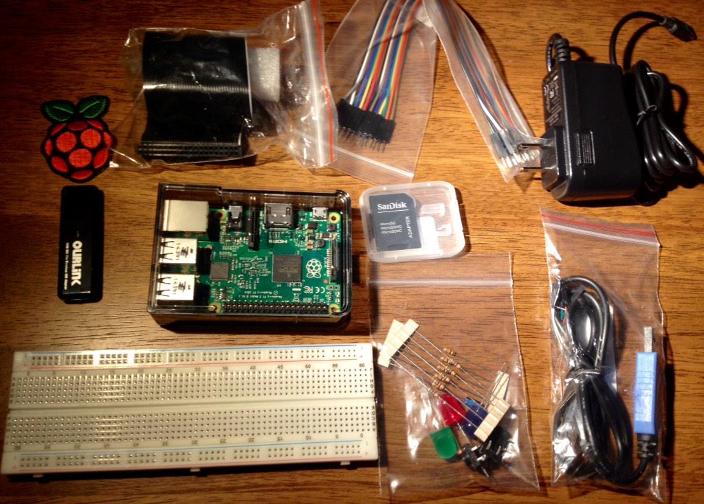 ipekturgul's tweet photo. Getting started with Adafruit Raspberry Pi starter kit. Excited about #MarchIsForMakers #CodeNewbie http://t.co/ZY3iUA2k42