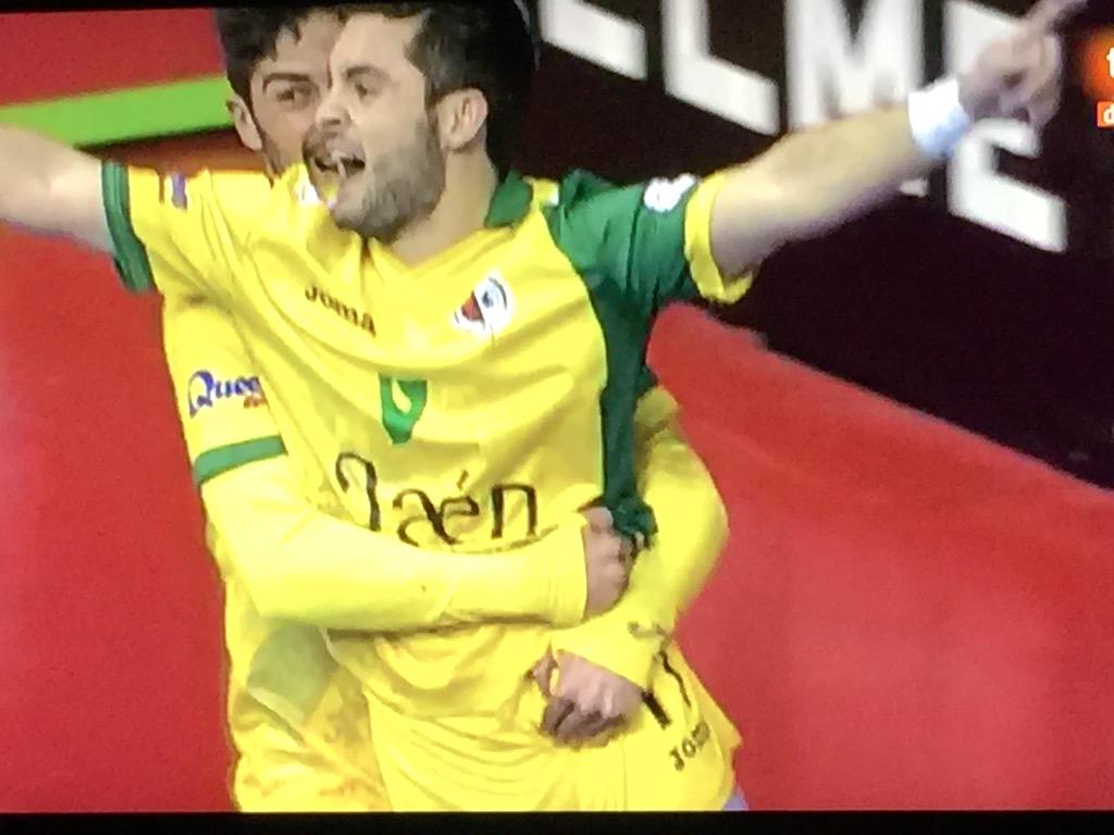 RFAF's tweet photo. #Jaen disfruta de la fiesta @JaenFS que logra meterse en la final #CopaLNFS con Gonzalo protagonista #orgulloandaluz http://t.co/VE9AWPkNpU