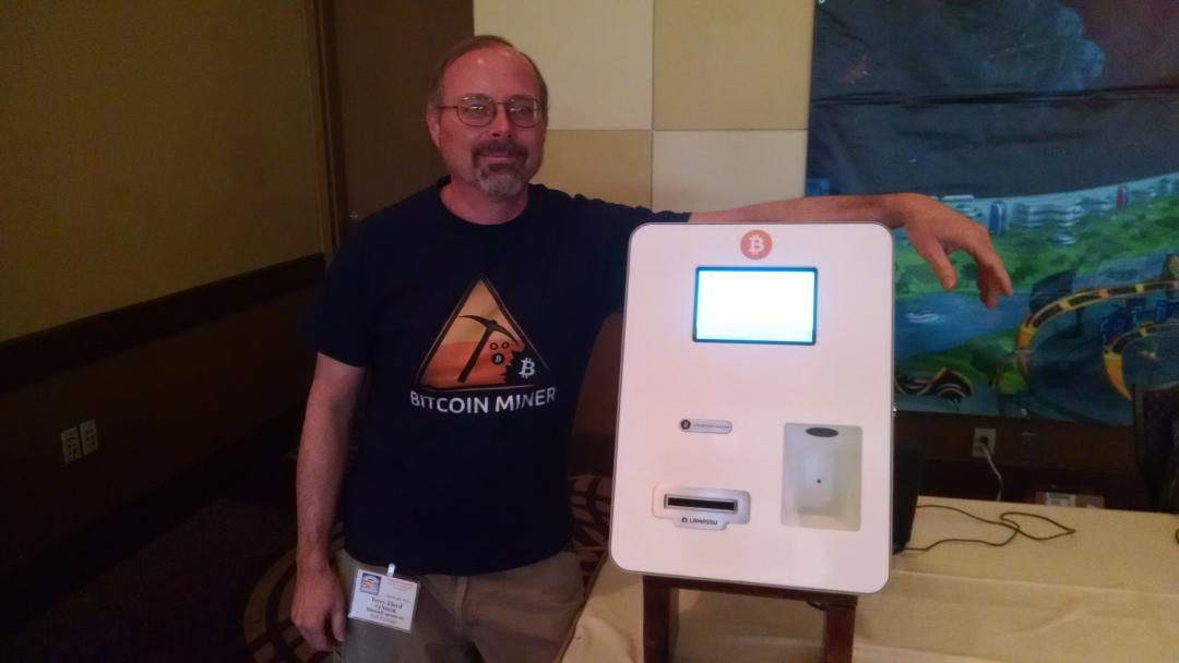 BitcoinSummit's tweet photo. Terry Floyed has been mining #bitcoin since 2011 and now operates a bitcoin ATM in the SF bay area. http://t.co/JkhZme0zqy