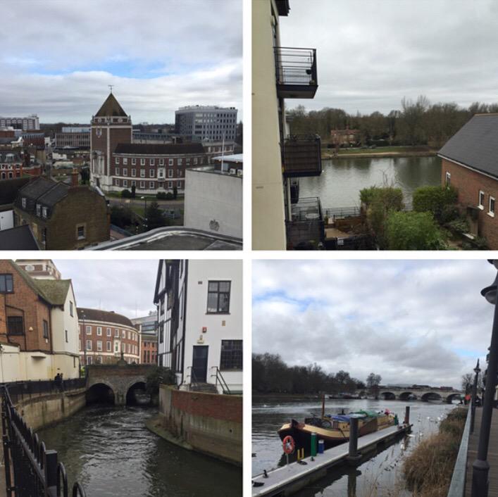 The view from my flat in Kingston London