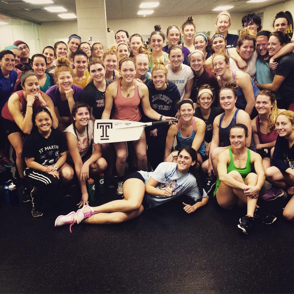 TempleWRowing's tweet photo. Congrats to soph, Sam Sederstrand for winning the wk 3 #BladeoftheWeek for her positive attitude &amp; consistent effort! http://t.co/beVmA6LErF