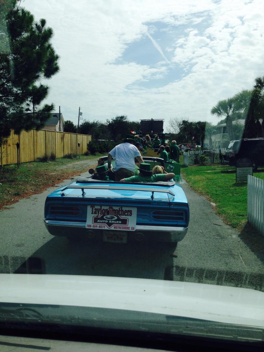 #perfect day for a #parade afterall! Lined up and ready to roll! <a href="/VisitTybee/">Visit Tybee</a>