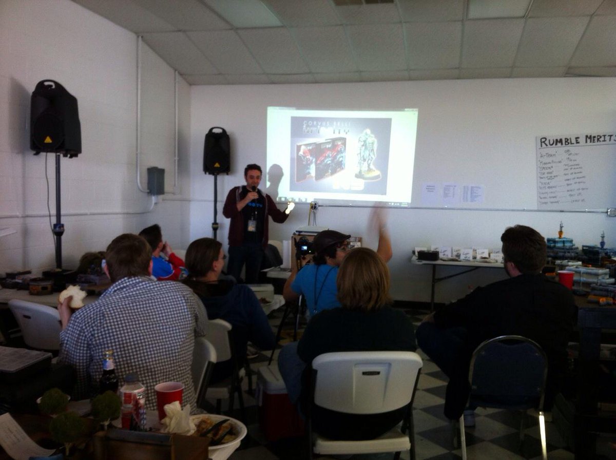 Infinity at Dire States Rumble on Route 66: Bostria at a seminar <a href="/bostria/">Bostria</a> #InfinityTheGame @DireStates