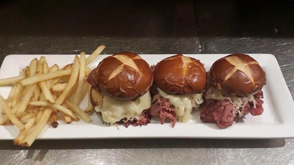 gcfb's tweet photo. Celebrating St. Patty's Day this weekend... #cornedbeefsliders http://t.co/CeoOuZWiHV