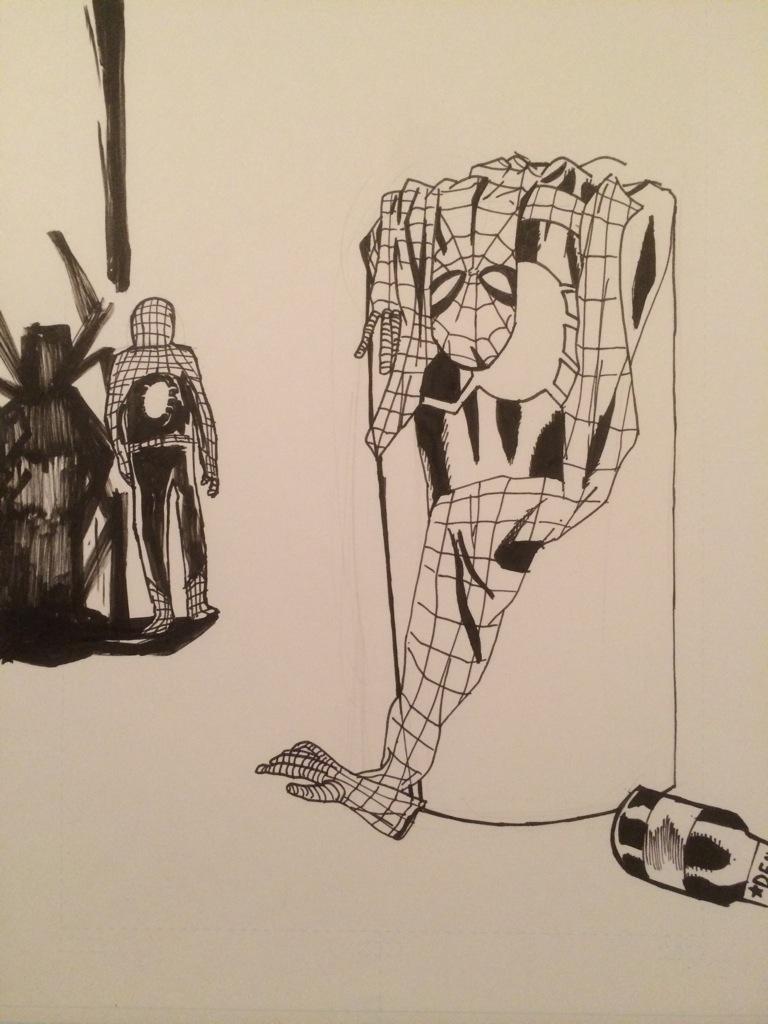 EthanCastillo05's tweet photo. My version of #Spiderman No More with Superior Spider-man #ethancastillo http://t.co/Hd6s9O2QZB http://t.co/FTBJwENOup