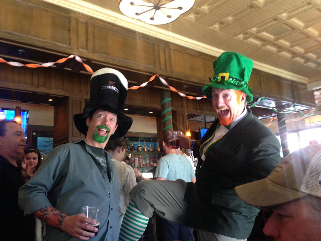 Teresatini's tweet image. The festivities continue at McCormick's! #LepreShaun #OTools