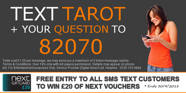 sparklekaz's tweet photo. WIN £20 of NEXT VOUCHERS FREE Entry to anyone who orders an SMS TEXT Psychic Reading by 30/4 http://t.co/OUCVnNuQ3h http://t.co/bGSKqApcY4