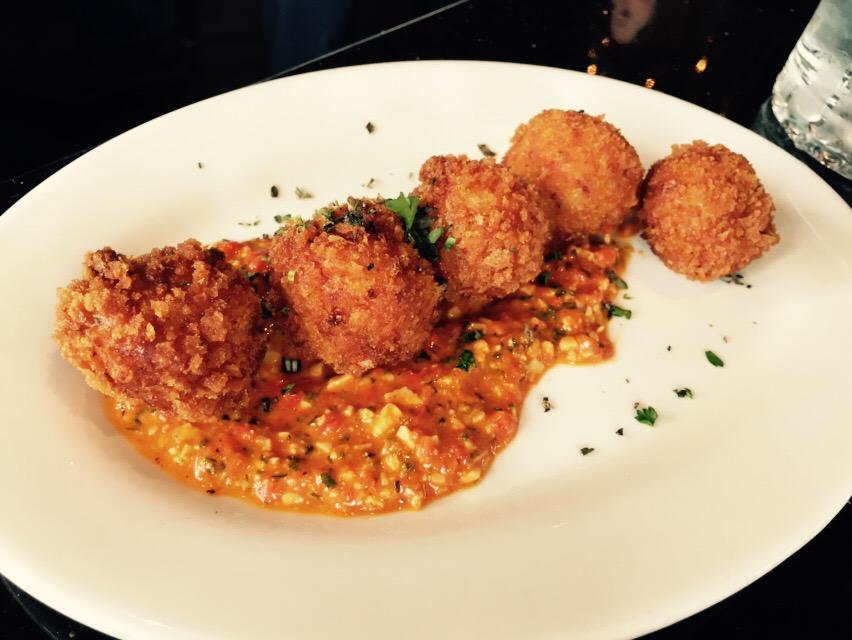 Guests loved the Cordon Bleu Croquette bites <a href="/7thCLT/">@7thCLT</a> on our #foodie #tour in 
#charlotte today!