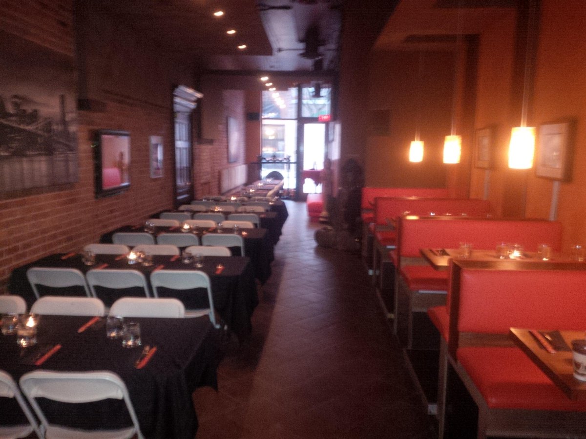 Chanosos255's tweet photo. Kicking off Saturday Night with a 65 person Catering in our Banquet Room! @PartyHootie @MatThemance http://t.co/KC3xjK4yZK
