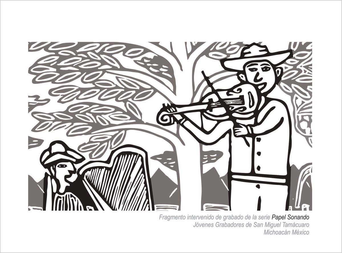 FestivalHuellas's tweet photo. Papel Sonando, sones ilustrados por el colectivo Jóvenes Grabadores de San Miguel Tamácuaro, Tacámbaro, Michoacán http://t.co/8iIwtTQ5p0