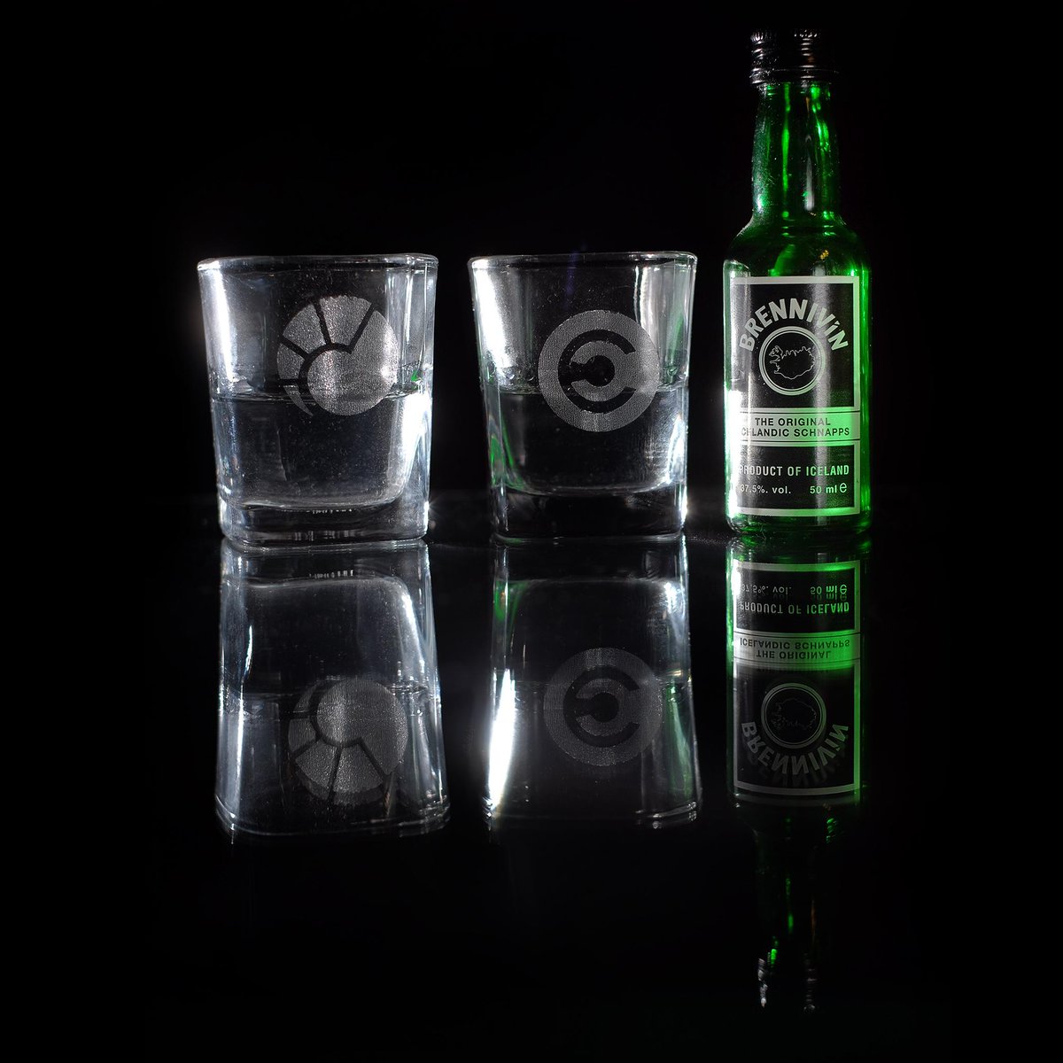 Wollari's tweet image. What do you do when you wait for your rebooked @Icelandair flight? #Brennivin #storm #evefanfest