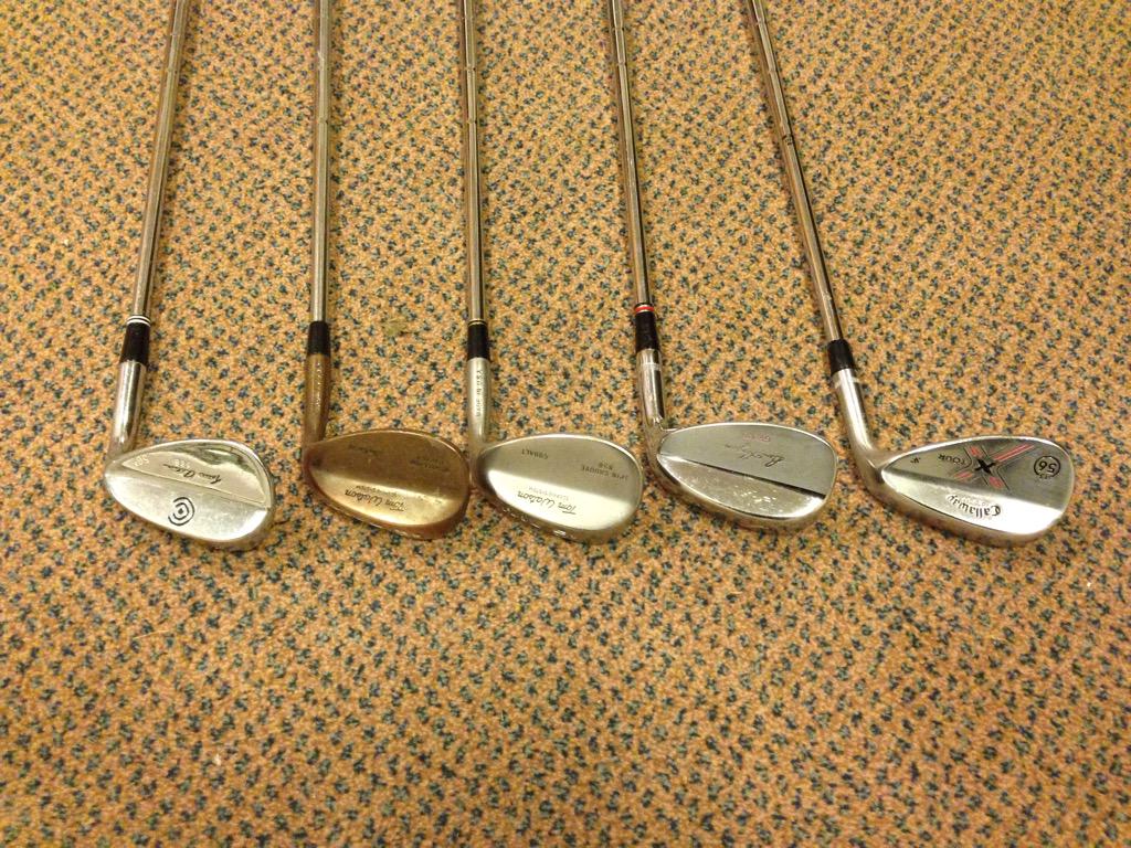 Point1golfcoach's tweet photo. Ok - Here we go #Cleveland588 #WatsonBeCu #WatsonCobalt #HoganSpecial #CallawayTour #ToolsOfTheTrade #Point1Wedges http://t.co/lEAglATRDc