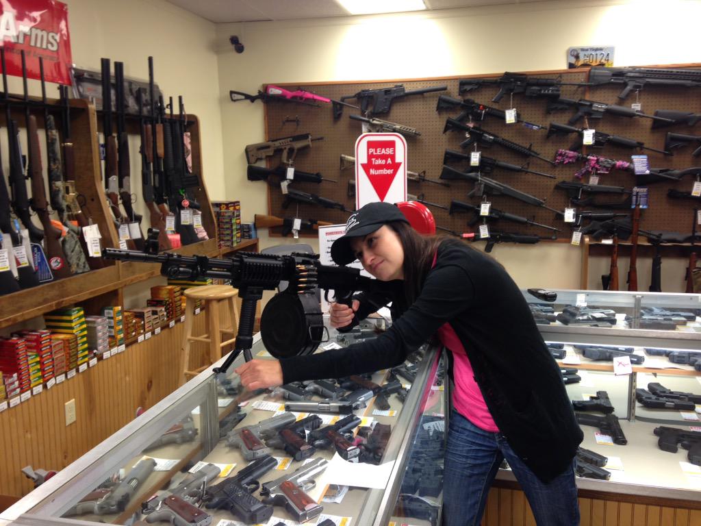 cptini's tweet photo. You end up in marketing ads when you are friends with gun shop owners @watchthesky1111 #nojoke #gunmodels http://t.co/CqQJOMbXJ4
