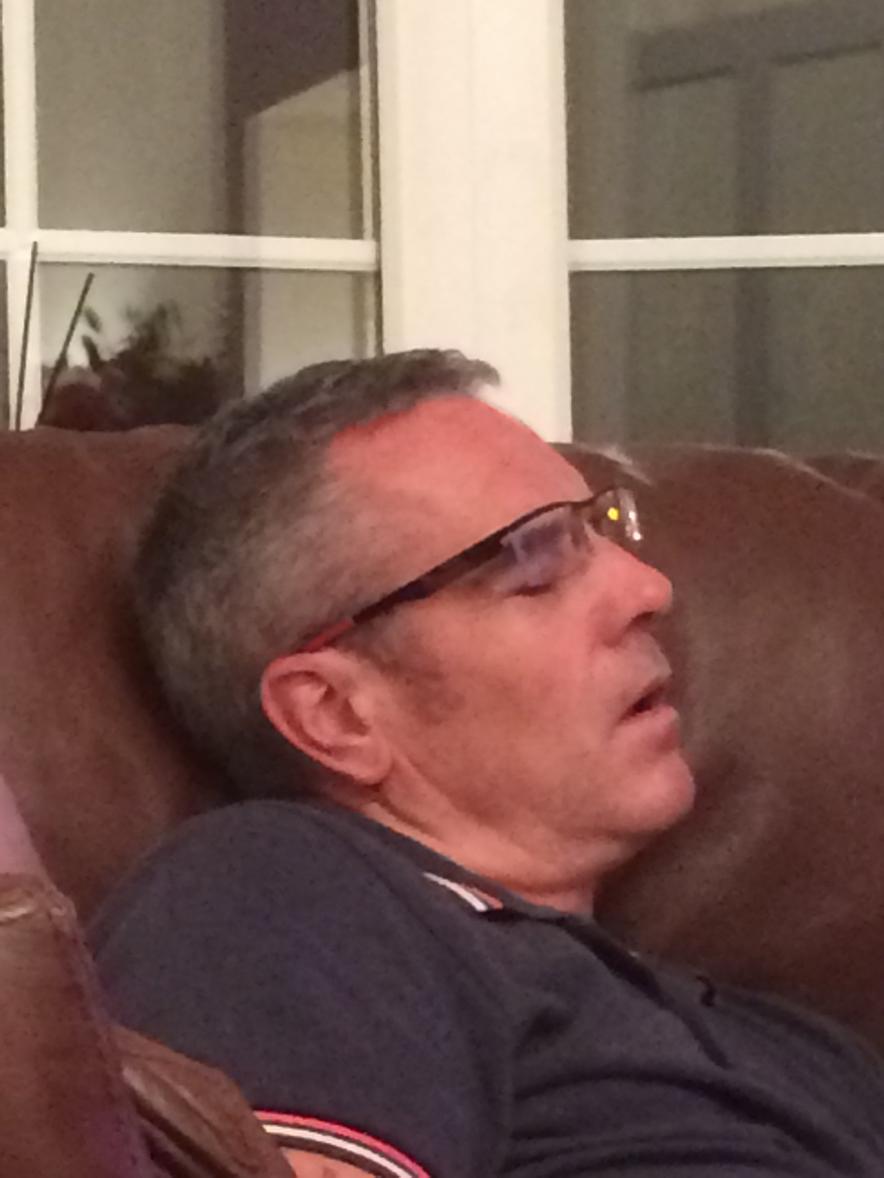 The poor bugga is jet lagged. #geek #dad