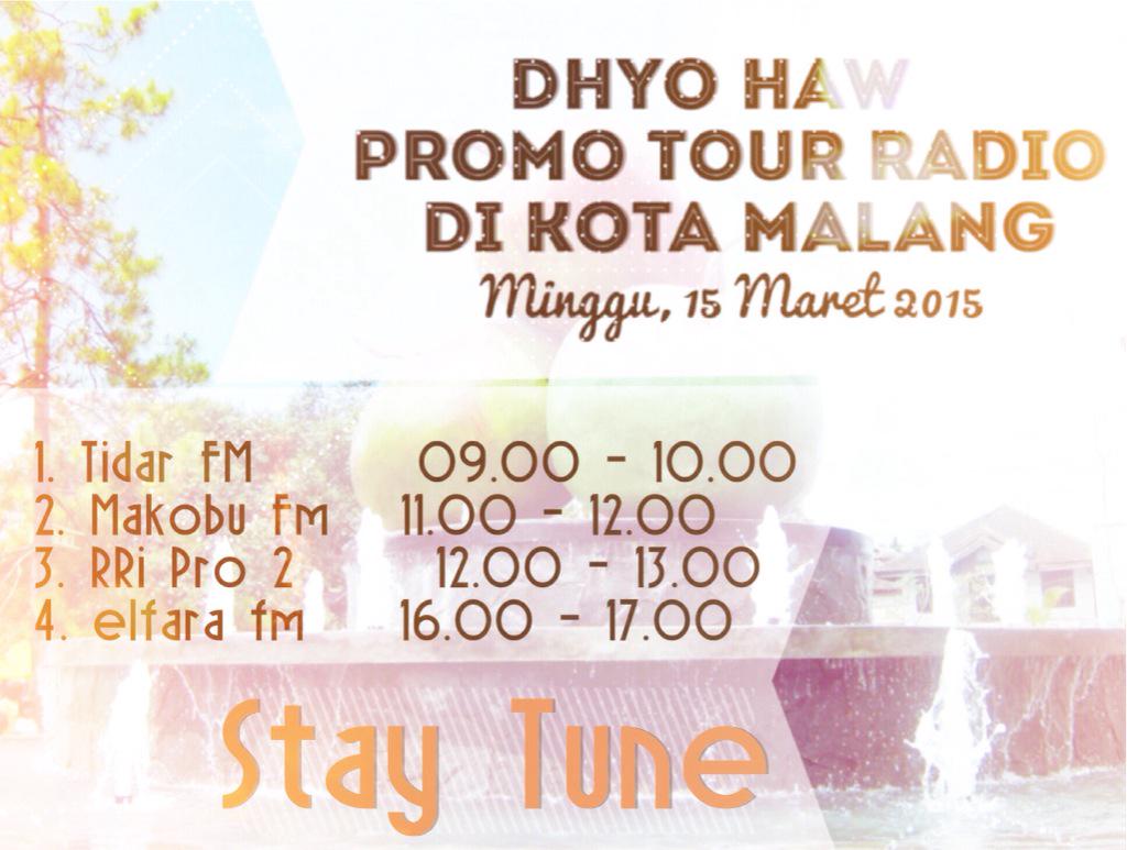 Hari ini...
Kita ada diKota Malang..
Stay tune Hawers..