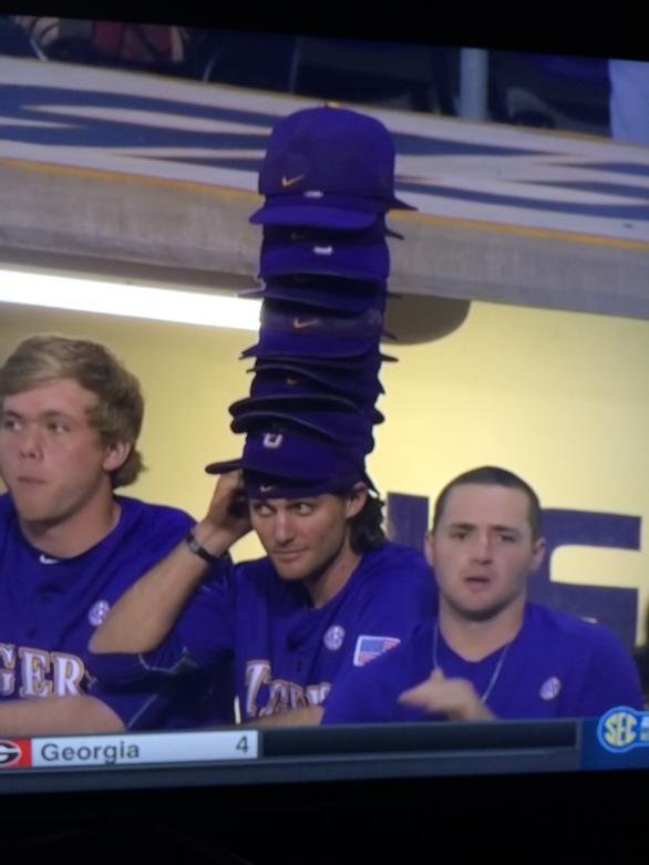 rally cap baseball