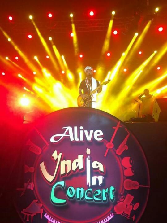 Bengaluru... You made a real " Alive India in Concert " ... Loved performing with you .. P1