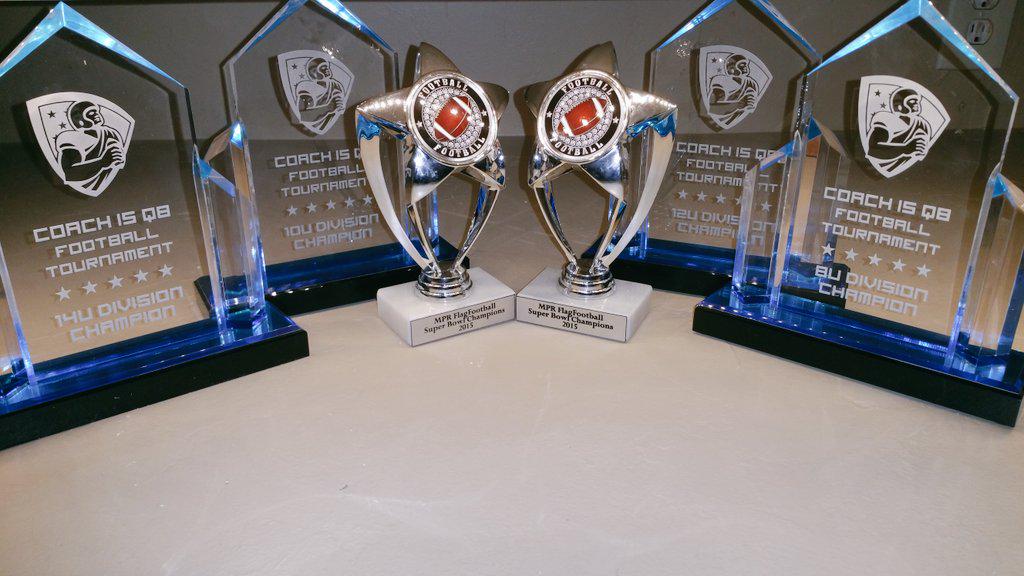 1 weekend, 6 Titles! 6 outta 8! #Tucsonturfelitefootball