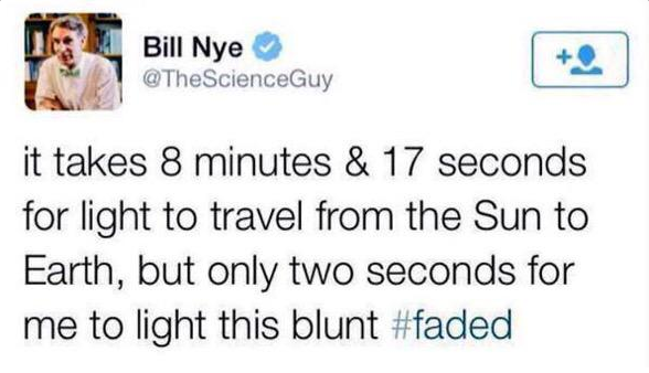 CauseWereGuys's tweet photo. Bill Nye is an animal http://t.co/lFILxY0gZG