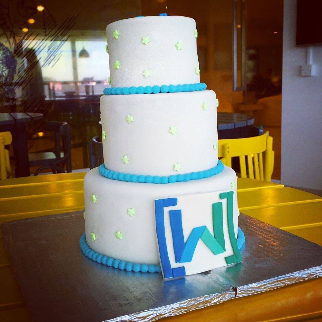 GDGKarachi's tweet photo. Cake Cutting Ceremony held at the closing of @WomenTechmakers event at @TheNestiO by @jehan_ara @farazbaig #WTM15. http://t.co/oLNi2kWaen