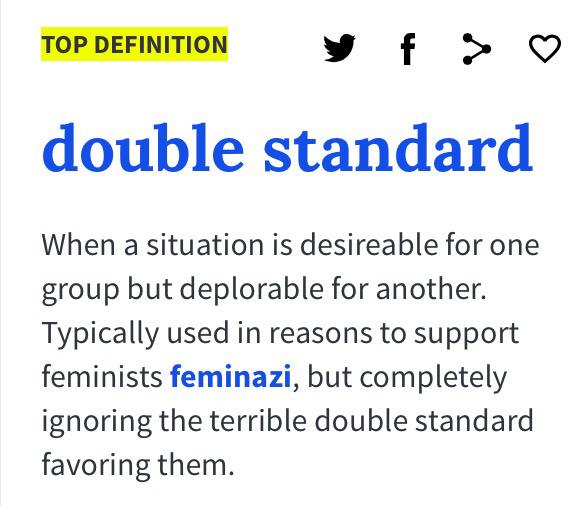 Double Standard Definition double-standard-definition