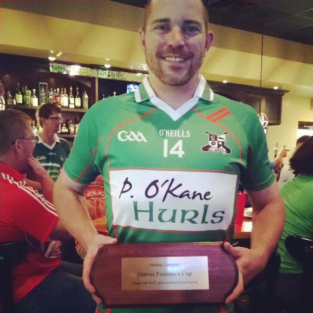 Our PRO <a href="/CooperParadigm/">Scott Cooper</a> is representing his old club <a href="/AkronHurling/">Akron Hurling</a> after winning today's #hurling match for #TampaBay
