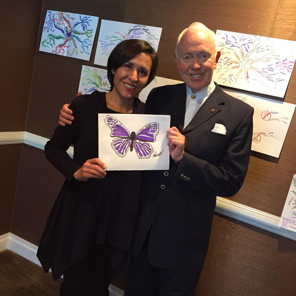 Tony_Buzan's tweet image. Who #Created Who?!  The #Butterfly #Laura, or #Laura The #Butterfly??!