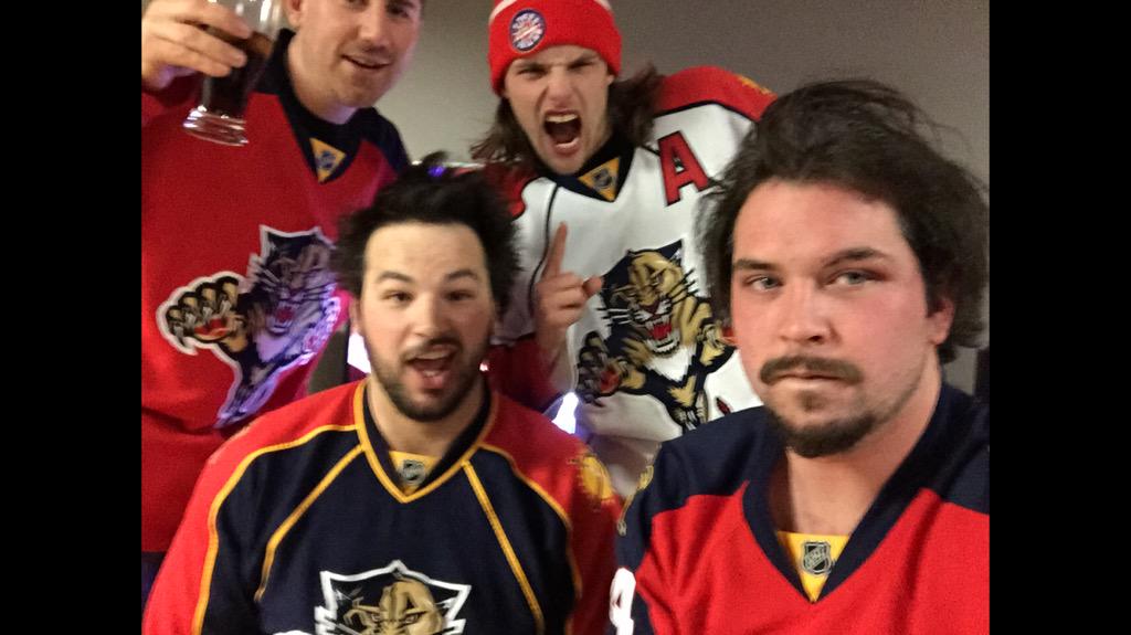 GeorgeRichards's tweet photo. fun crew - @garrettd_9: @goldieonice @FlaPanthers I tried to capture the spirt of things #fromsask #FlaPanthers http://t.co/KQIwkEV4qx”