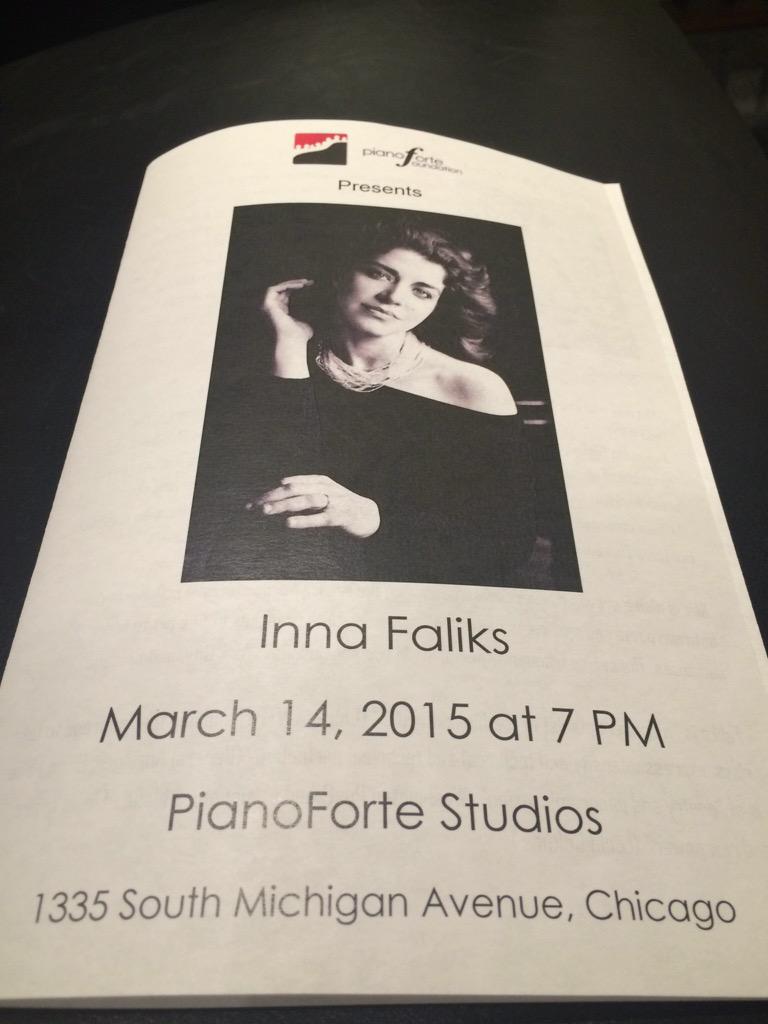 The #yamahacf6 ready for @YASINewYork artist @InnaFaliks at #pianofortechicago
