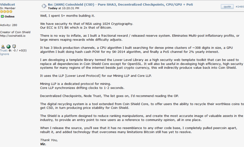 AceOfWallStreet's tweet photo. What makes #CoinShield so special? $CSD
TLDR by @videlicet8.
@CoinShieldTalk
https://t.co/ItrM30xcFW http://t.co/ipFW1Fshjn