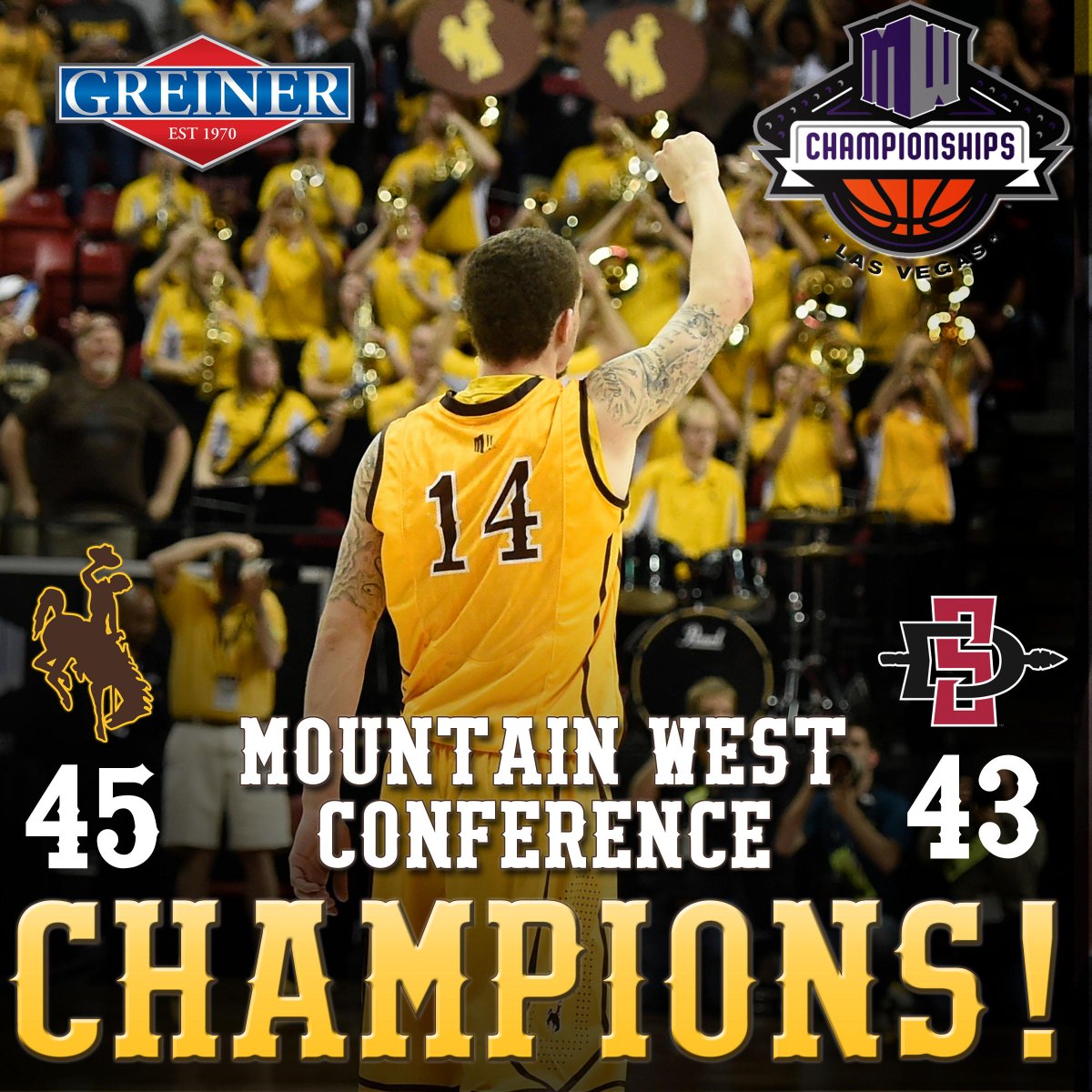 Go Pokes! Congrats :-) RT <a href="/wyo_mbb/">Wyoming Cowboy Basketball</a>: COWBOYS WIN!!! ... the 'boys are going dancing! #GoWyo #TOTW