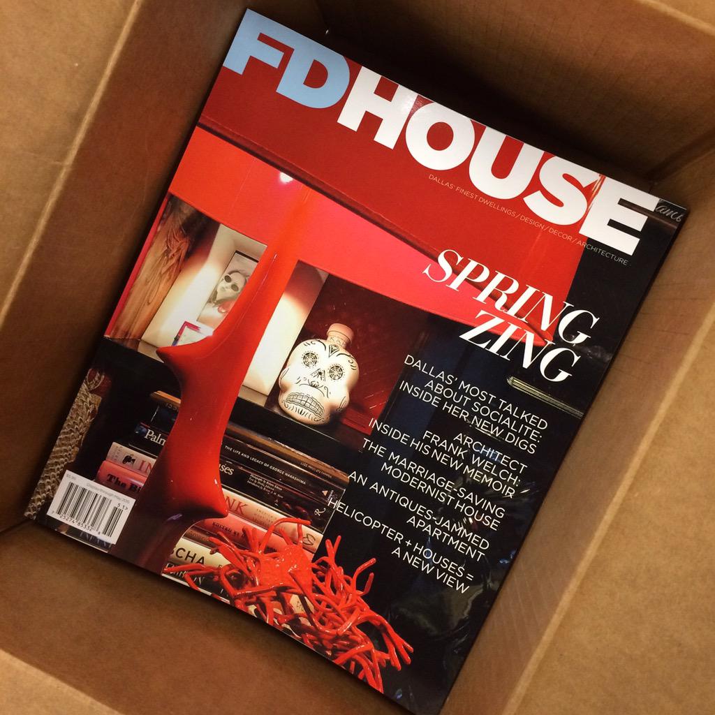 FDmagdallas's tweet photo. Well, hello. #FDHouse The debut issue. #Dallas #Dwellings #Design #Decor #architecture http://t.co/9SNQvKUufU http://t.co/FVtDLcwCpb