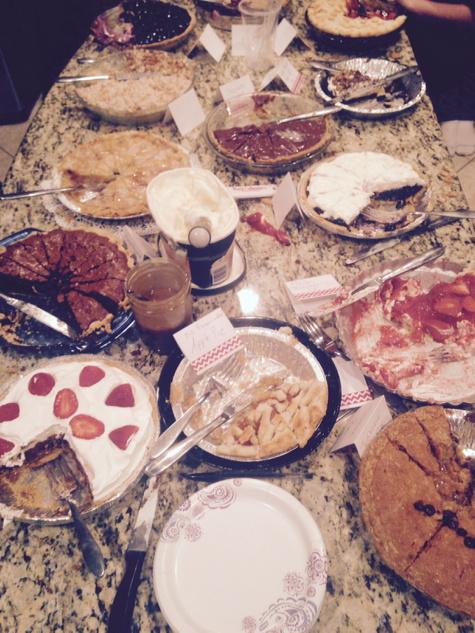 shanderson's tweet photo. Pie party http://t.co/DG9kAkvYM1