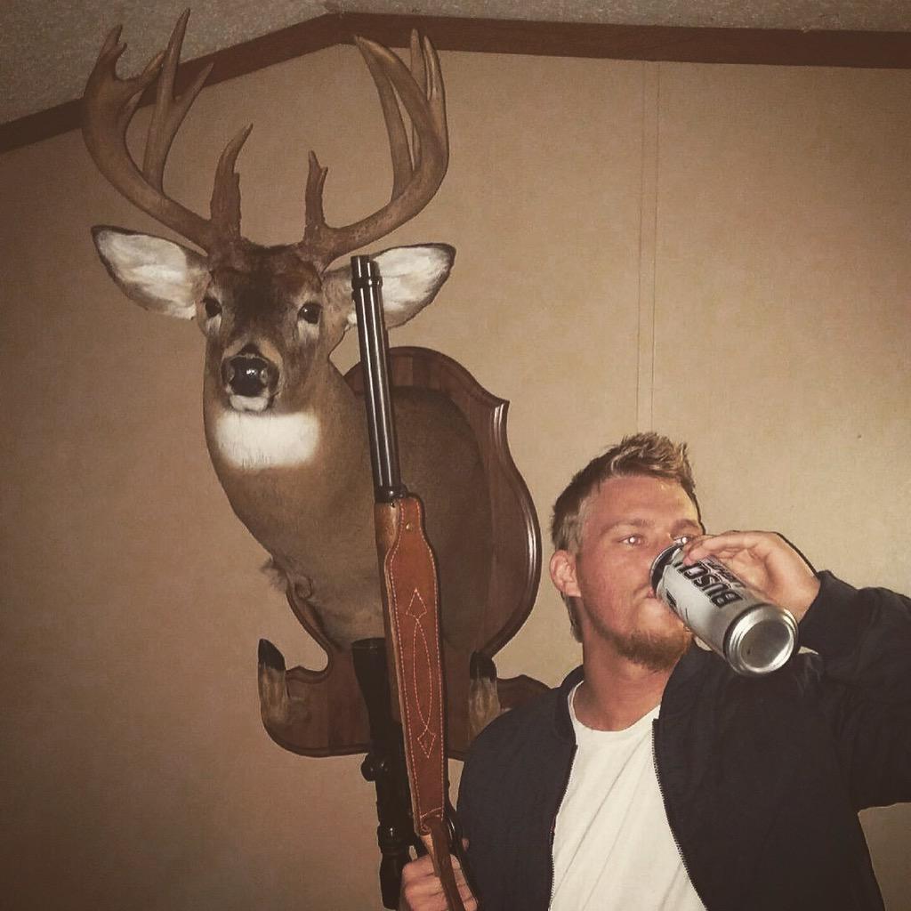 drunk redneck deer hunter