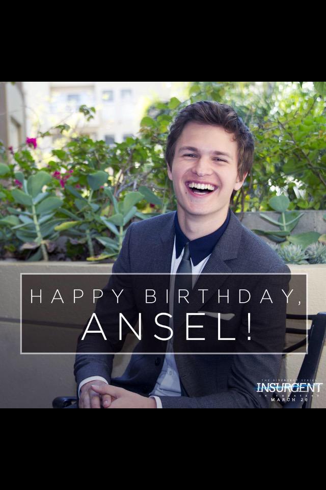  happy birthday Ansel Elgort 