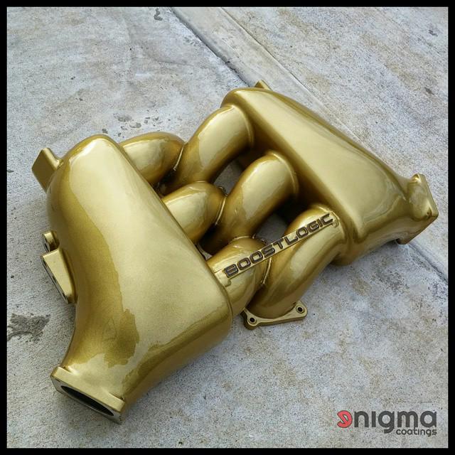 EnigmaCoatings's tweet image. Gold GTR intake manifold! #enigmacoatings #powdercoating #boostlogic #gold #gtr